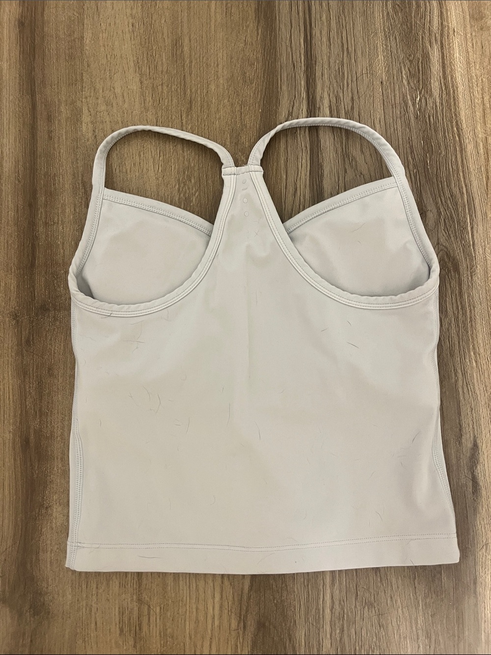 Light Blue Racerback Built-In Support Cami Bra - Picture 2 of 2
